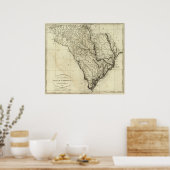 Staat South Carolina Poster (Küche)