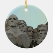 Staat South Dakota der Mount Rushmore Keramik Ornament (Hinten)
