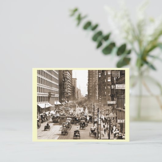 Staat St., Chicago, Illinois Vintag Postkarte (Stehend Vorderseite)