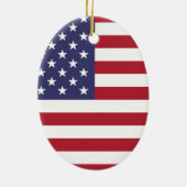 Staat-Staatsflagge Keramik Ornament (Hinten)