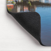 Staat Straßenbrücke durch den Fluss Milwaukee Mousepad (Ecke)