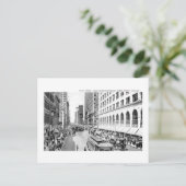 Staat Street, Chicago, Illinois Postkarte (Stehend Vorderseite)