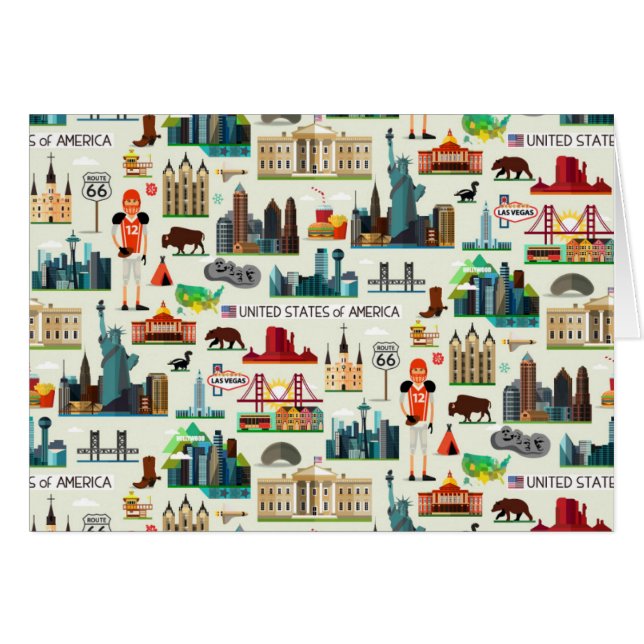 Staat-Symbol-Muster (Vorderseite (Horizontal))