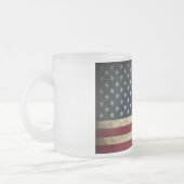Staat Tasse/Amerikanische Flagge Mattglastasse (Links)