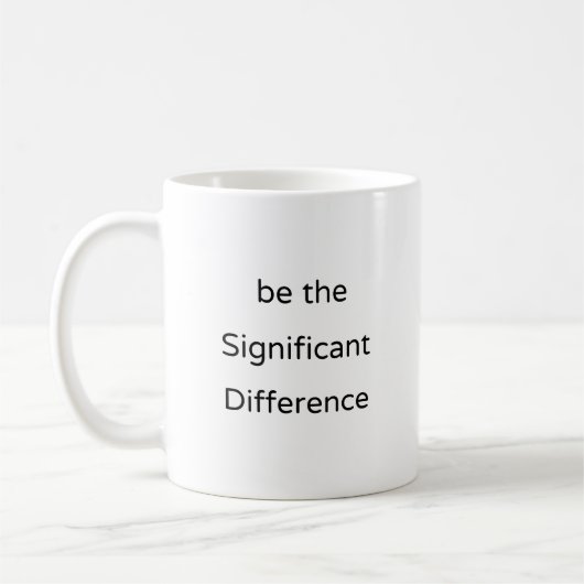 STAAT Tasse, signifikante Differenz, wissenschaftl Kaffeetasse (Links)