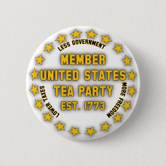 Staat-Tee-Party Button (Vorderseite)