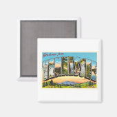 Staat Tennessee TN Alte Jahrgang Reiseführer von M Magnet (Vorderseite/Rückseite)