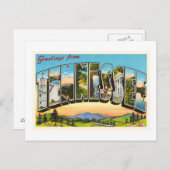 Staat Tennessee TN Alte Jahrgang Reiseführer von M Postkarte (Vorne/Hinten)