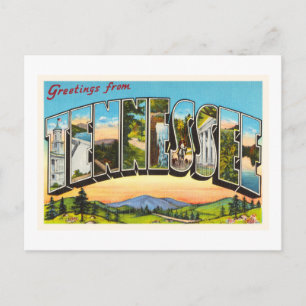 Staat Tennessee TN Alte Jahrgang Reiseführer von M Postkarte