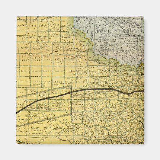 Staat Texas 2 Magnet (Vorne)