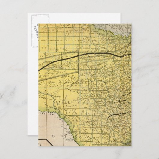 Staat Texas 2 Postkarte (Vorne/Hinten)