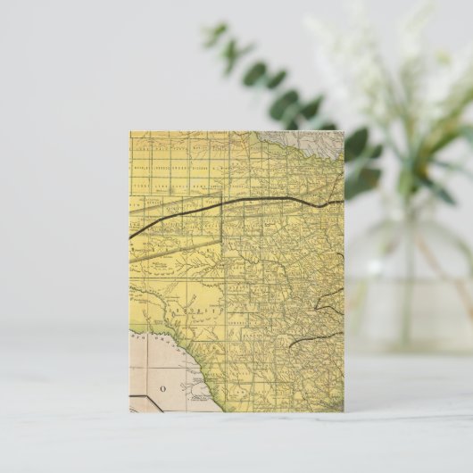 Staat Texas 2 Postkarte (Stehend Vorderseite)