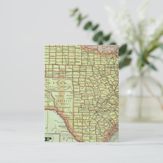 Staat Texas 3 Postkarte (Stehend Vorderseite)