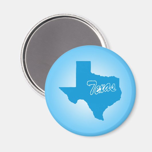 Staat Texas Magnet (Vorderseite/Rückseite)