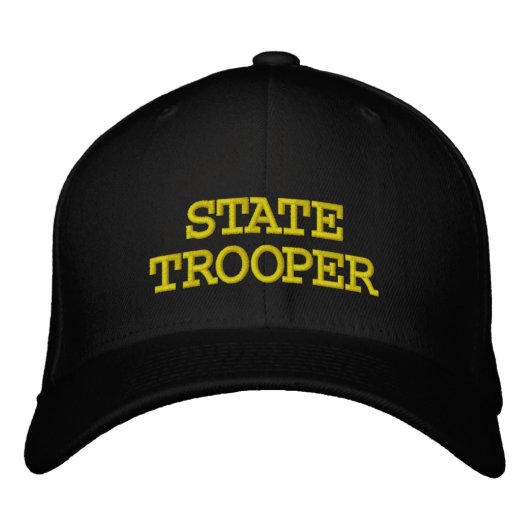 STAAT TROOPER BESTICKTE BASEBALLKAPPE (Vorderseite)