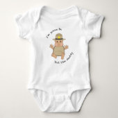 Staat trooper daddy baby strampler (Vorderseite)