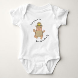 Staat trooper daddy baby strampler
