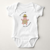 Staat trooper daddy baby strampler (Vorderseite)