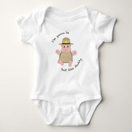 Staat trooper daddy baby strampler