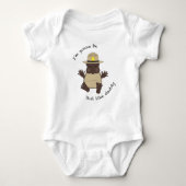 Staat trooper daddy baby strampler (Vorderseite)