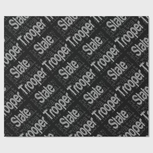 Staat Trooper Extraordinator Geschenkpapier (Flach)
