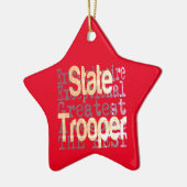 Staat Trooper Extraordinator Keramik Ornament (Links)