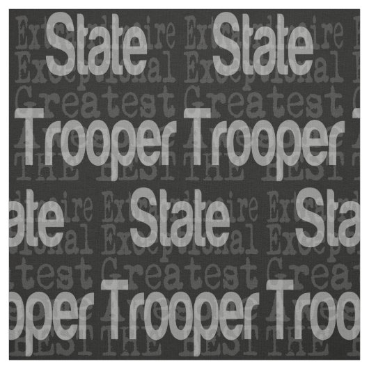 Staat Trooper Extraordinator Stoff (Muster)
