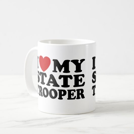 Staat Trooper Kaffeetasse (Vorderseite Links)