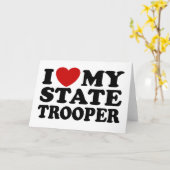 Staat Trooper Karte (Gelbe Blume)