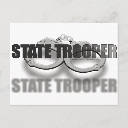 Staat TROOPER Postkarte (Vorderseite)