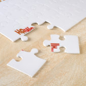 Staat-Typografie-Textabbildung Puzzle (Seite)