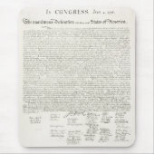 Staat-Unabhängigkeitserklärung Mousepad (Vorne)