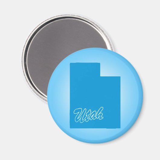 Staat Utah Magnet (Vorderseite/Rückseite)
