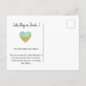 *~* STAAT-VERBINDUNG | Neue Adresse - Umzug Ankündigungspostkarte (Rückseite)