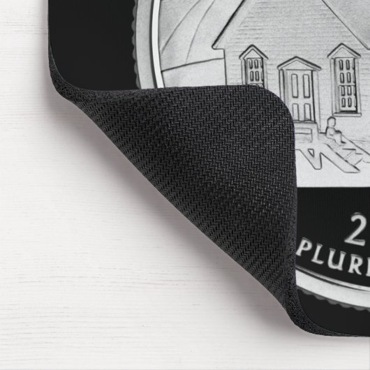 Staat Viertel der umkehrenden Imitate von Iowa Mousepad (Ecke)