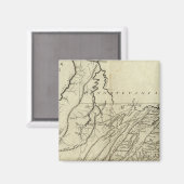 Staat Virginia Magnet (Vorderseite/Rückseite)