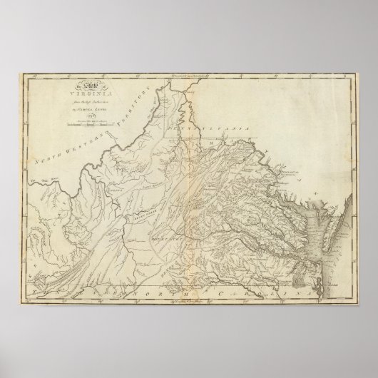 Staat Virginia Poster (Vorne)