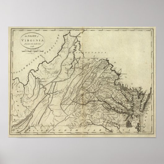 Staat Virginia Poster (Vorne)