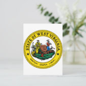 Staat Virginia, USA Postkarte (Stehend Vorderseite)
