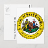 Staat Virginia, USA Postkarte (Vorne/Hinten)