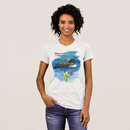 Staat Vogel von Minnesota T-Shirt (Vorne ganz)