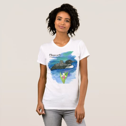 Staat Vogel von Minnesota T-Shirt (Vorne ganz)