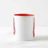 Staat von Alabama Form Rote Tasse (Zentrum)