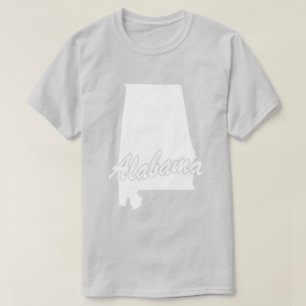 Staat von Alabama-Form-T - Shirt