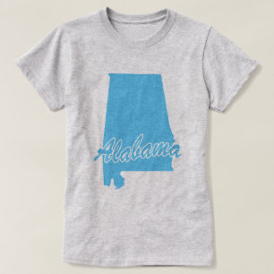 Staat von Alabama-Form-T - Shirt