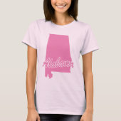 Staat von Alabama-Form-T - Shirt (Vorderseite)