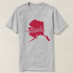 Staat von Alaska Form T - Shirt