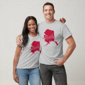 Staat von Alaska Form T - Shirt (Unisex)