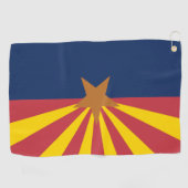 Staat von Arizona Flag Golf Handtuch (Horizontal)