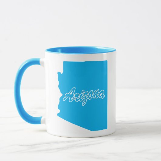 Staat von Arizona Form Tasse (Links)